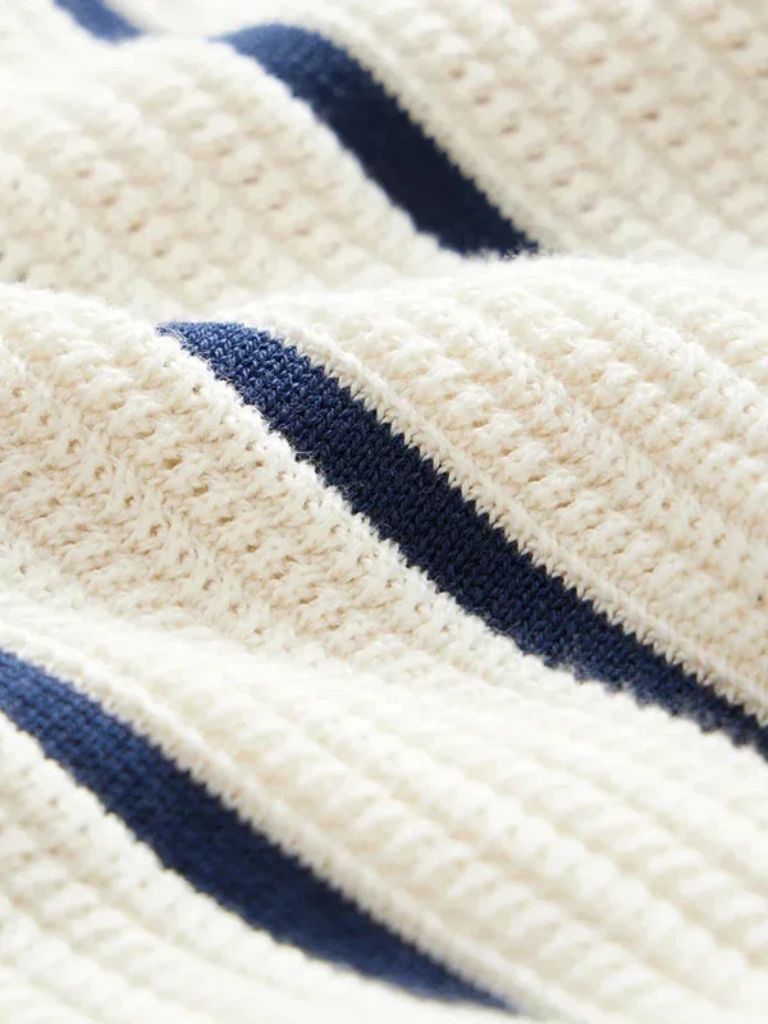 Atlantic Frame Knit Polo for Men