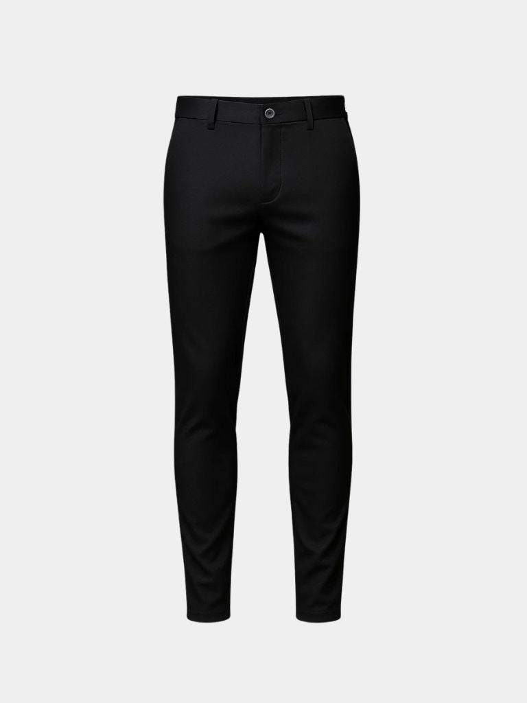 Bamboo Fiber Minimalist Straight Trousers for Men