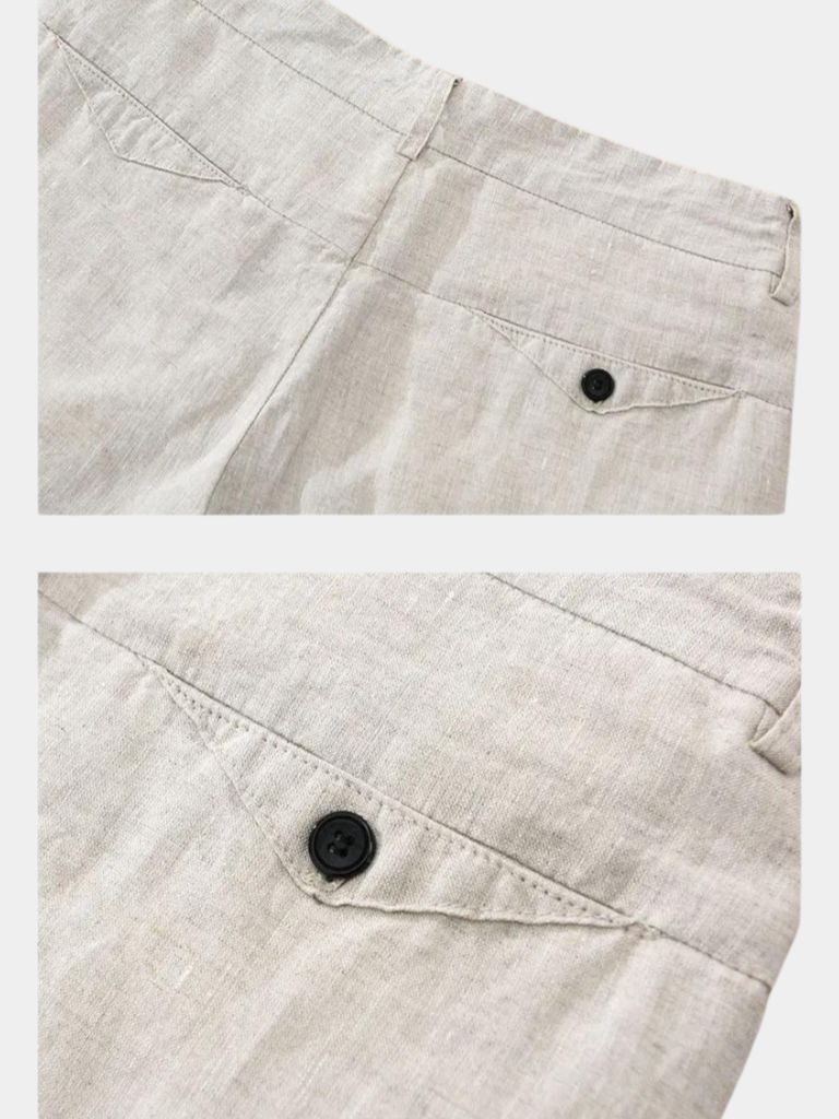 Bleu Horizon Linen Shorts for Men