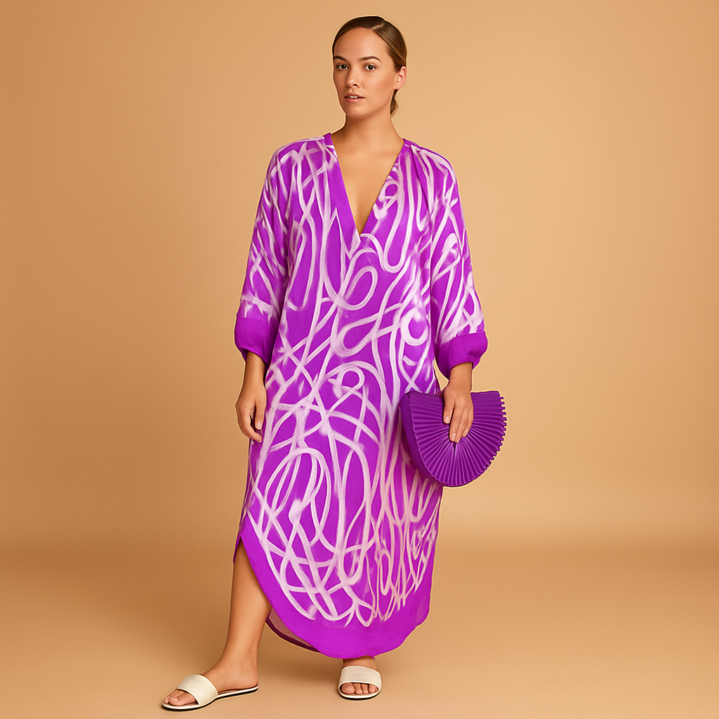 Boho long sleeve maxi dress for women | Willow