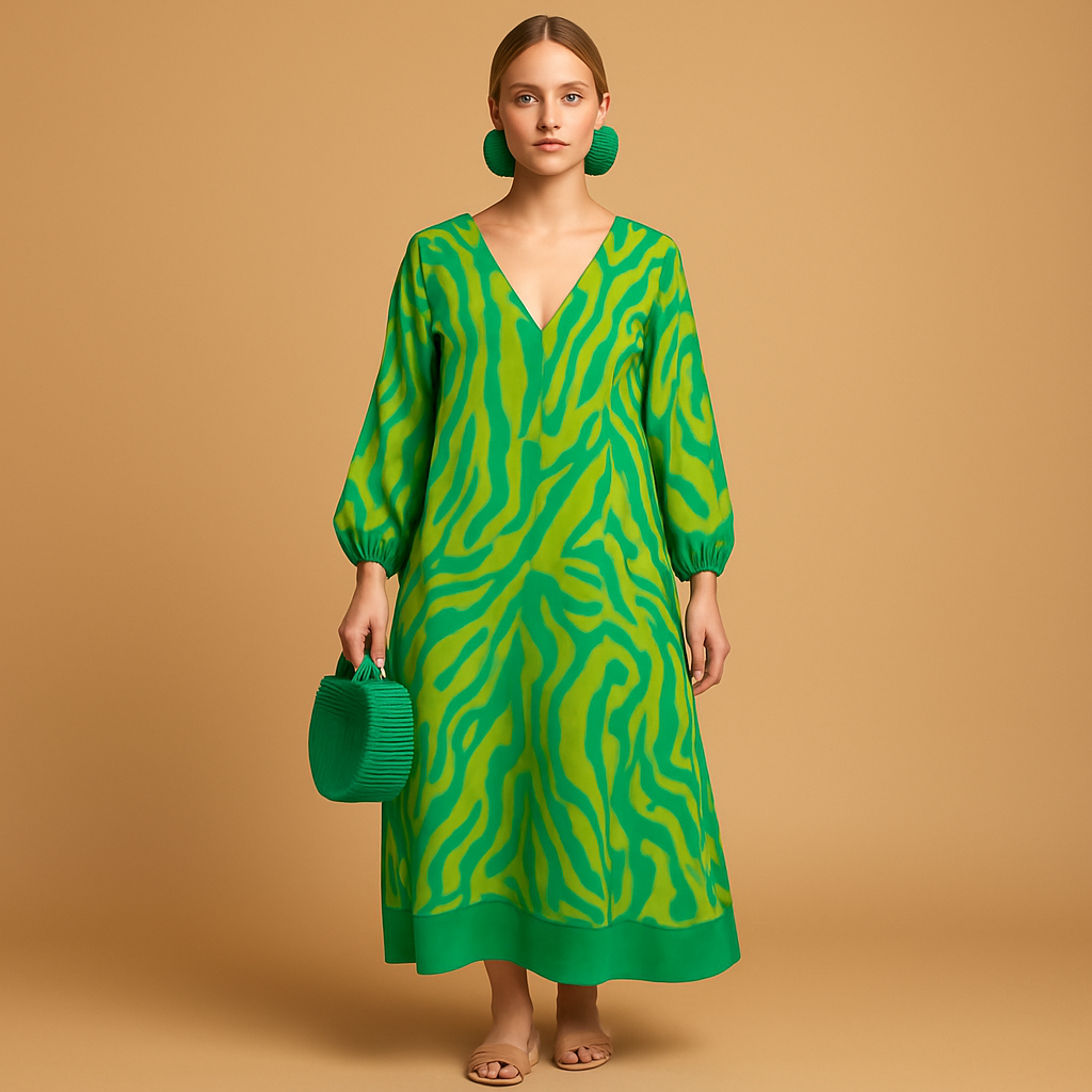 Boho long sleeve maxi dress for women | Willow