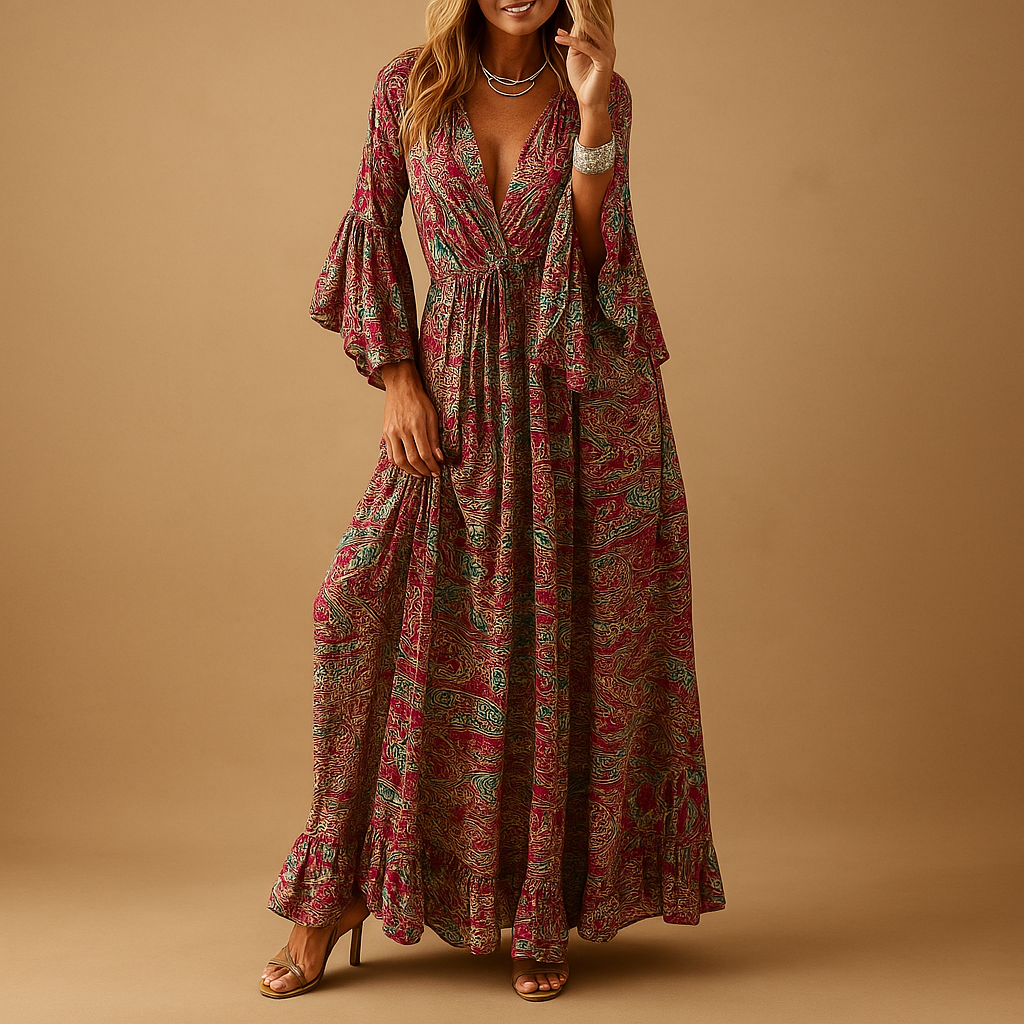 Boho maxi dress for women | Elise
