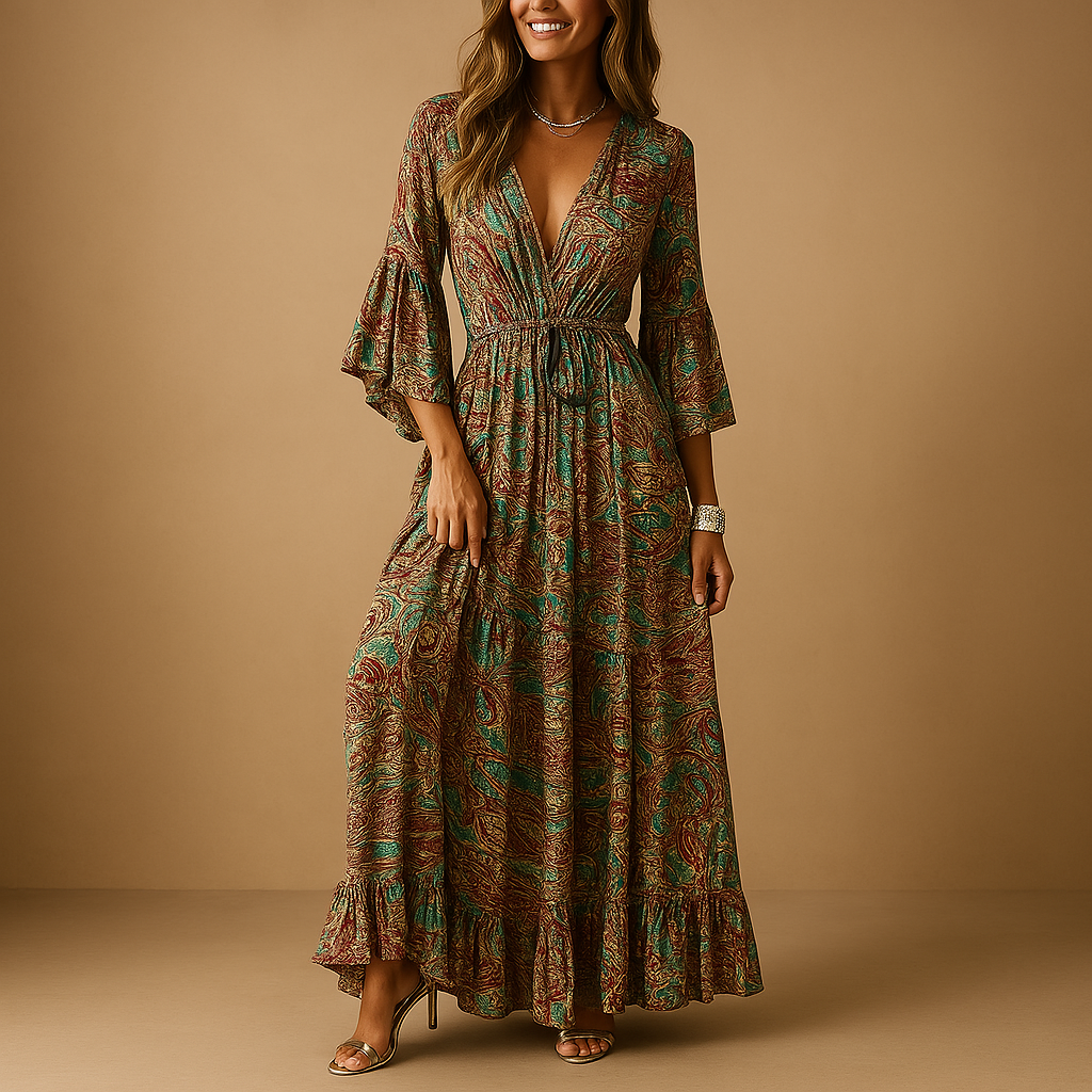 Boho maxi dress for women | Elise