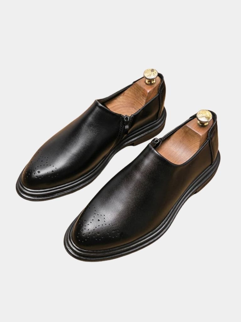 Brun Prestige Leather Loafers for Men