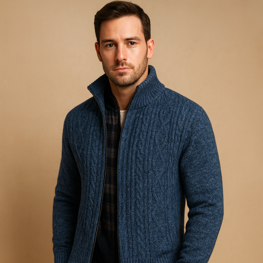 Cable knit sweater for men | Adrian