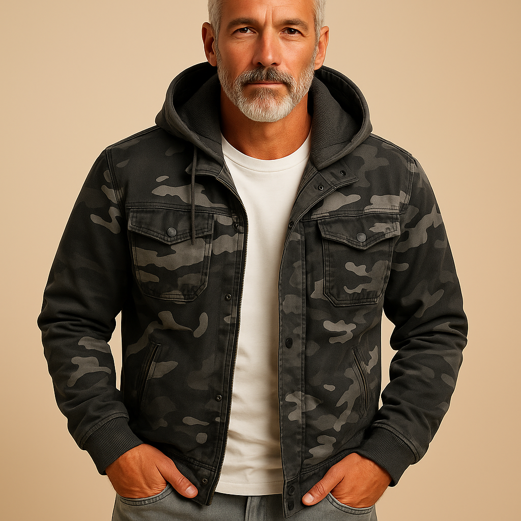 Camouflage waterproof jacket for men | Mason