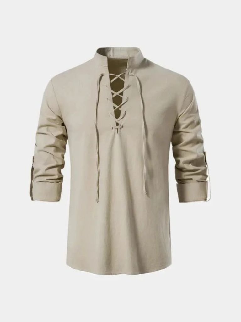 Casual Blouse Long Sleeve T-Shirt for Men