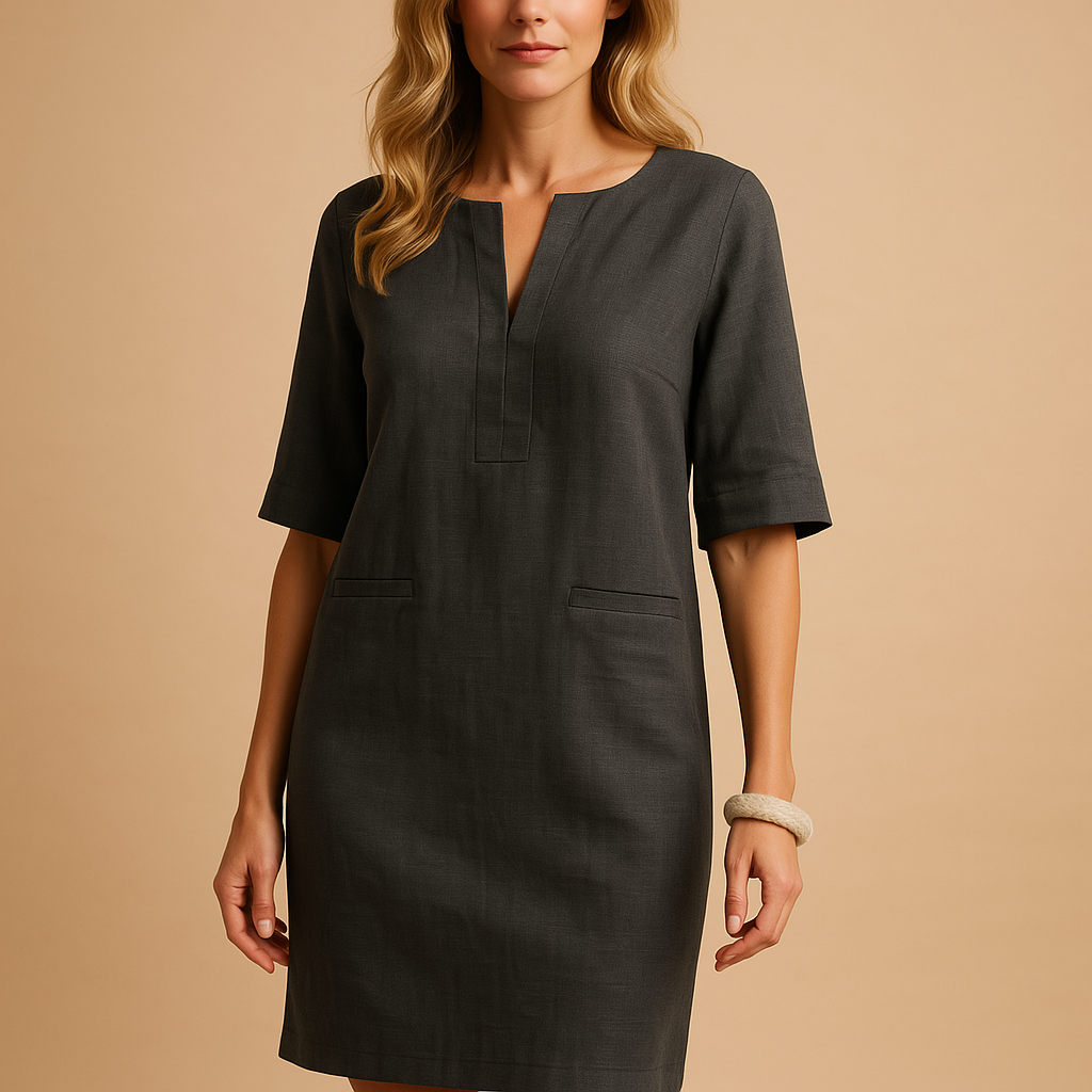Casual chic dress with flattering fit for women | Maren