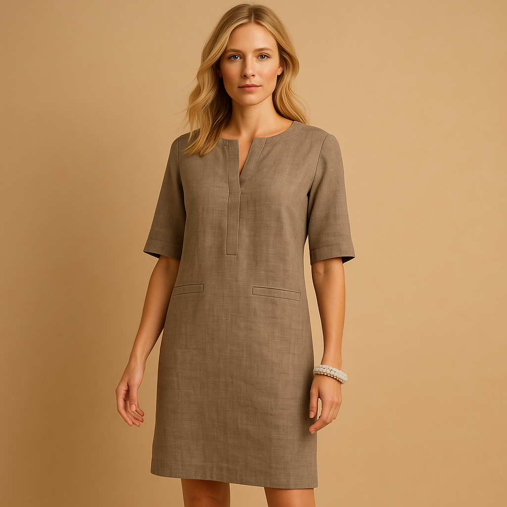 Casual chic dress with flattering fit for women | Maren