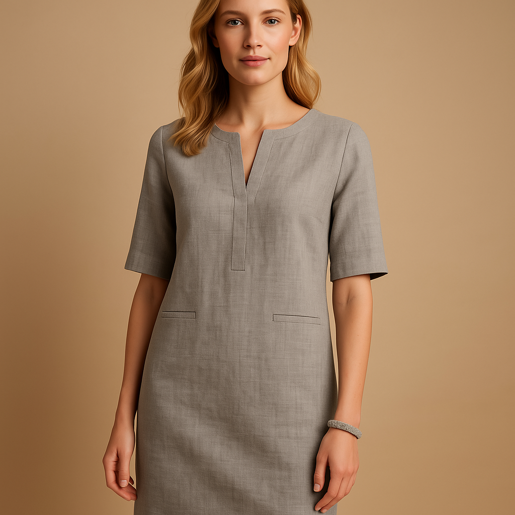 Casual chic dress with flattering fit for women | Maren