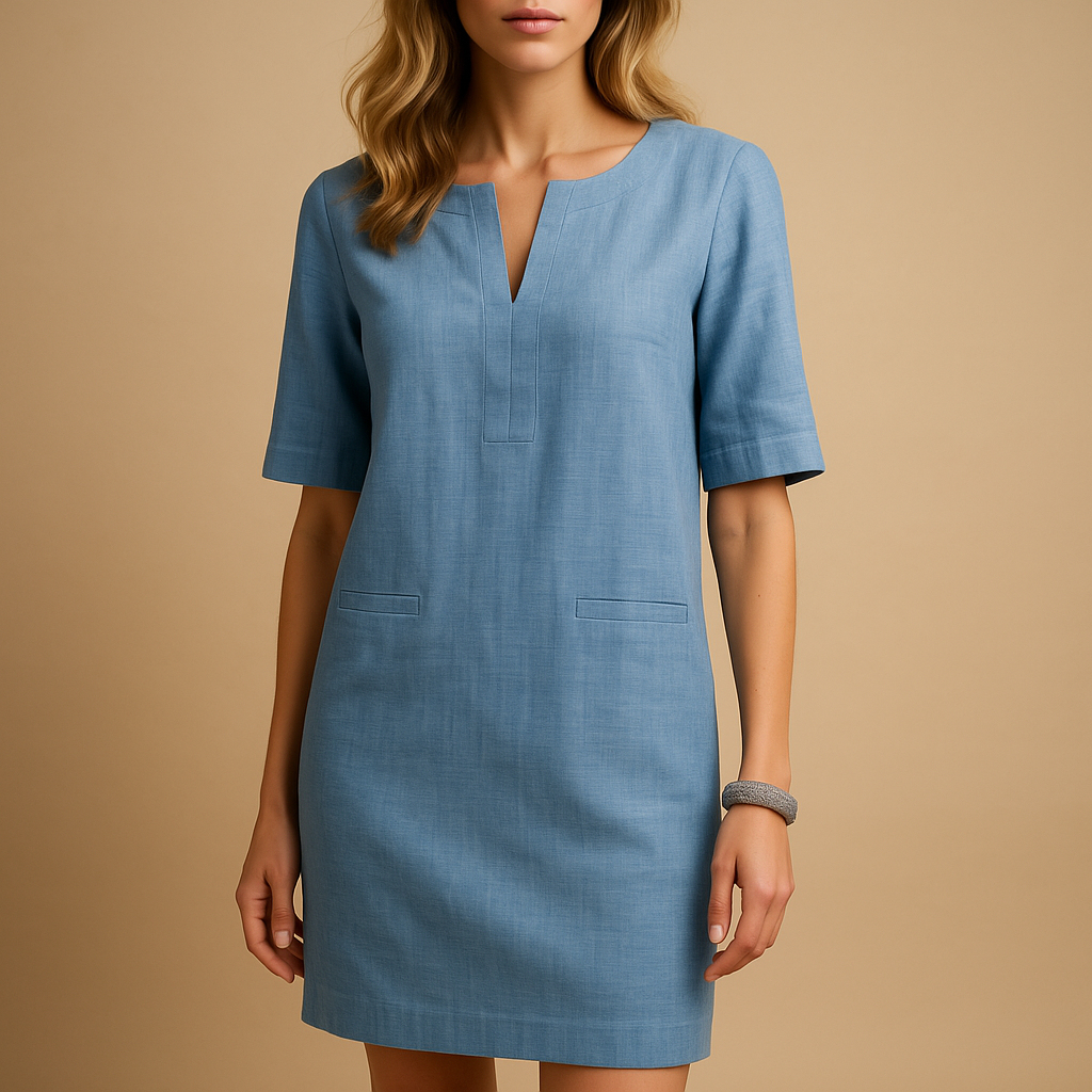 Casual chic dress with flattering fit for women | Maren