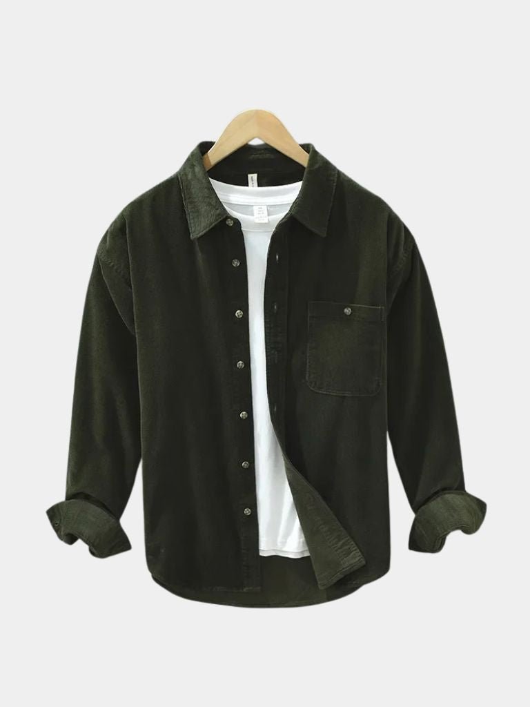 Casual Corduroy Shirt for Men