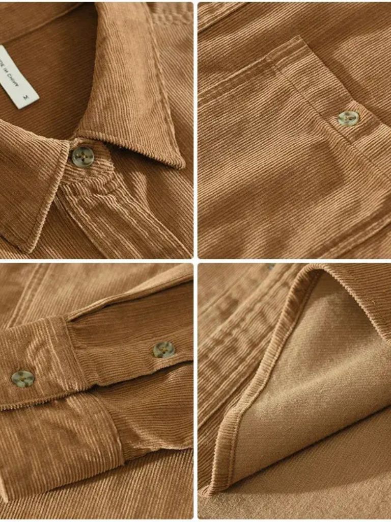 Casual Corduroy Shirt for Men