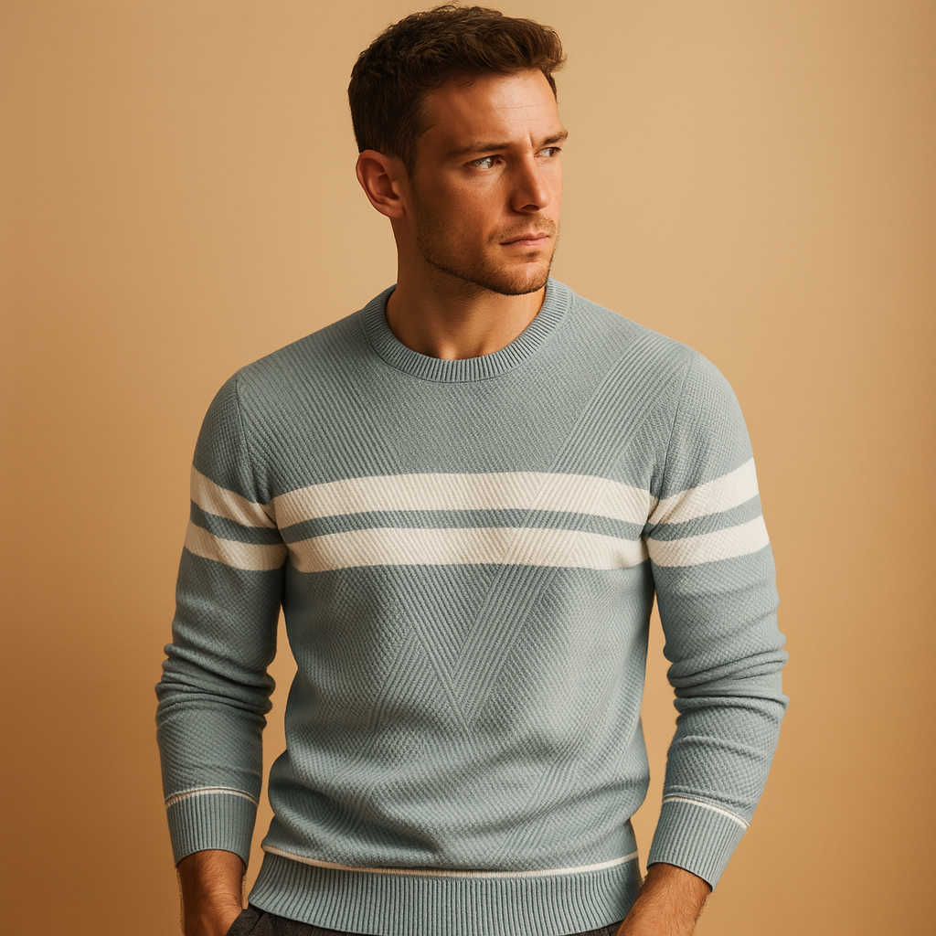 Casual crew neck sweater for men | Daniel