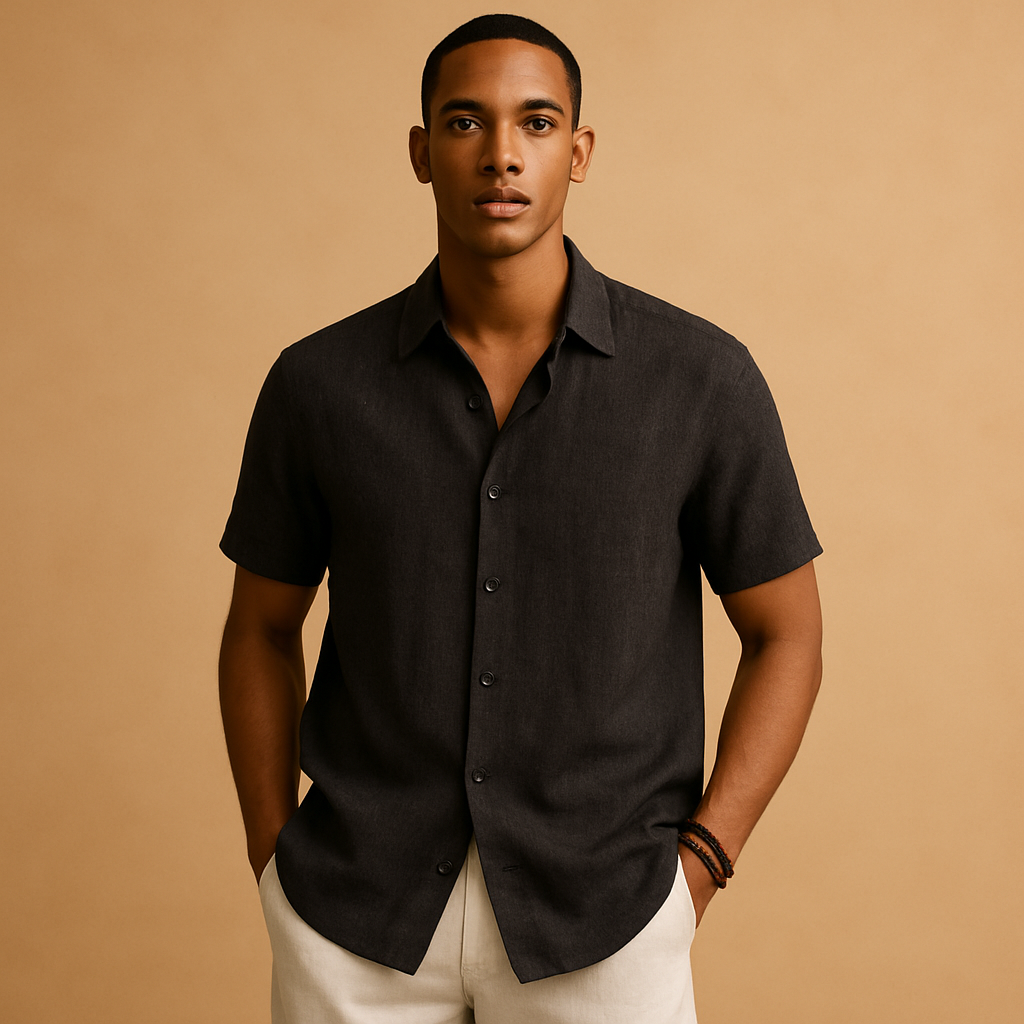 Casual short sleeve summer shirt for men | Elliot