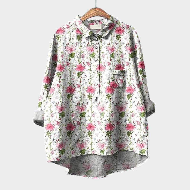 Marieke | Premium Blouse with Floral Patterns