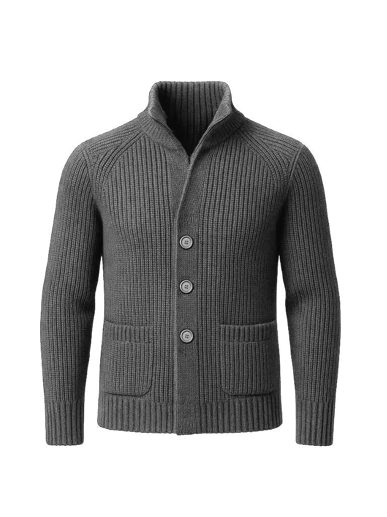 Classic Heritage Botton Knit Jacket for Men