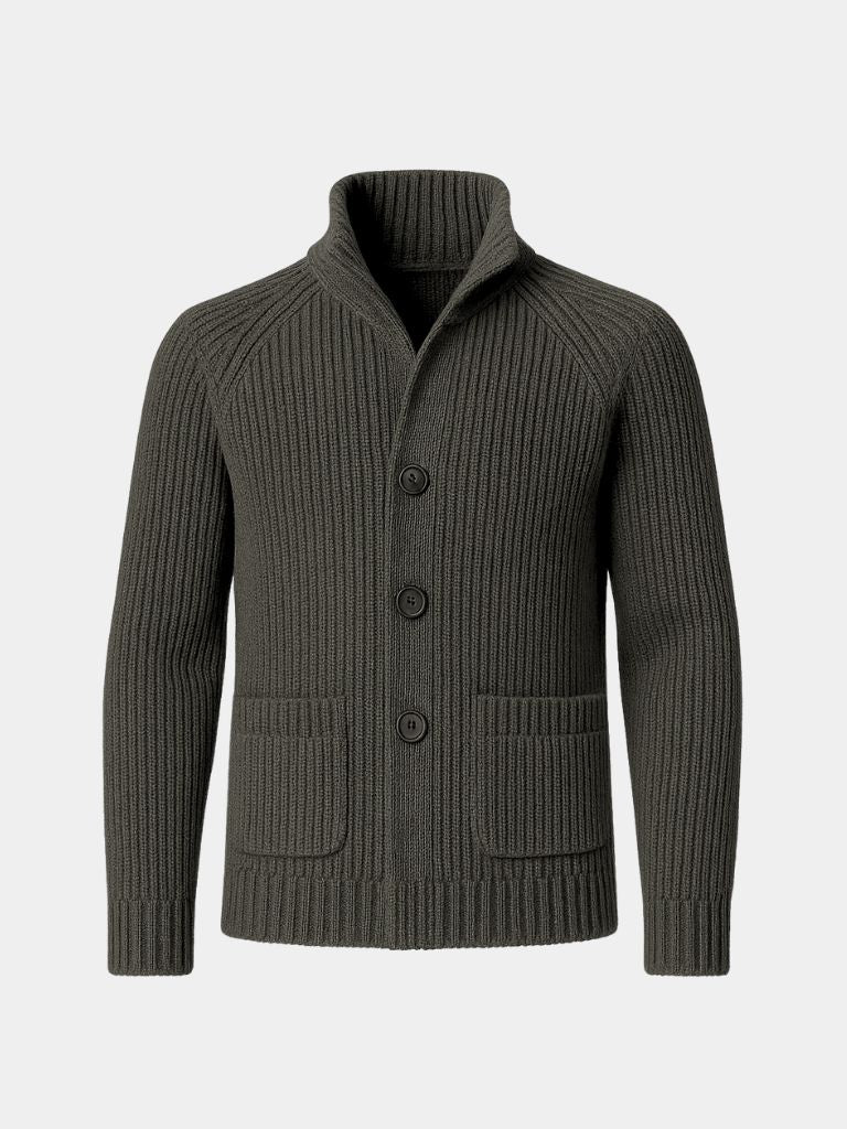 Classic Heritage Botton Knit Jacket for Men