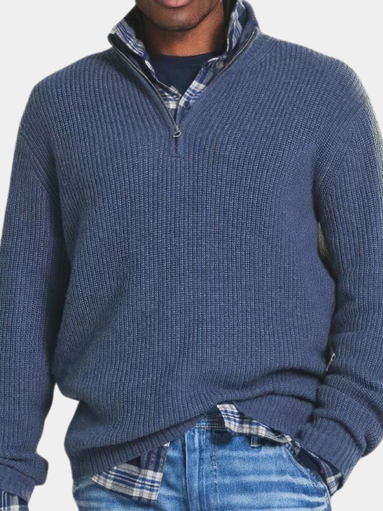 Classic Highland Quarter-Zip Sweater for Men