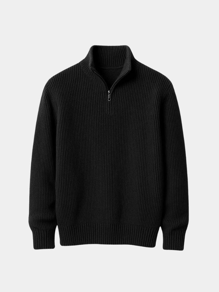Classic Highland Quarter-Zip Sweater for Men