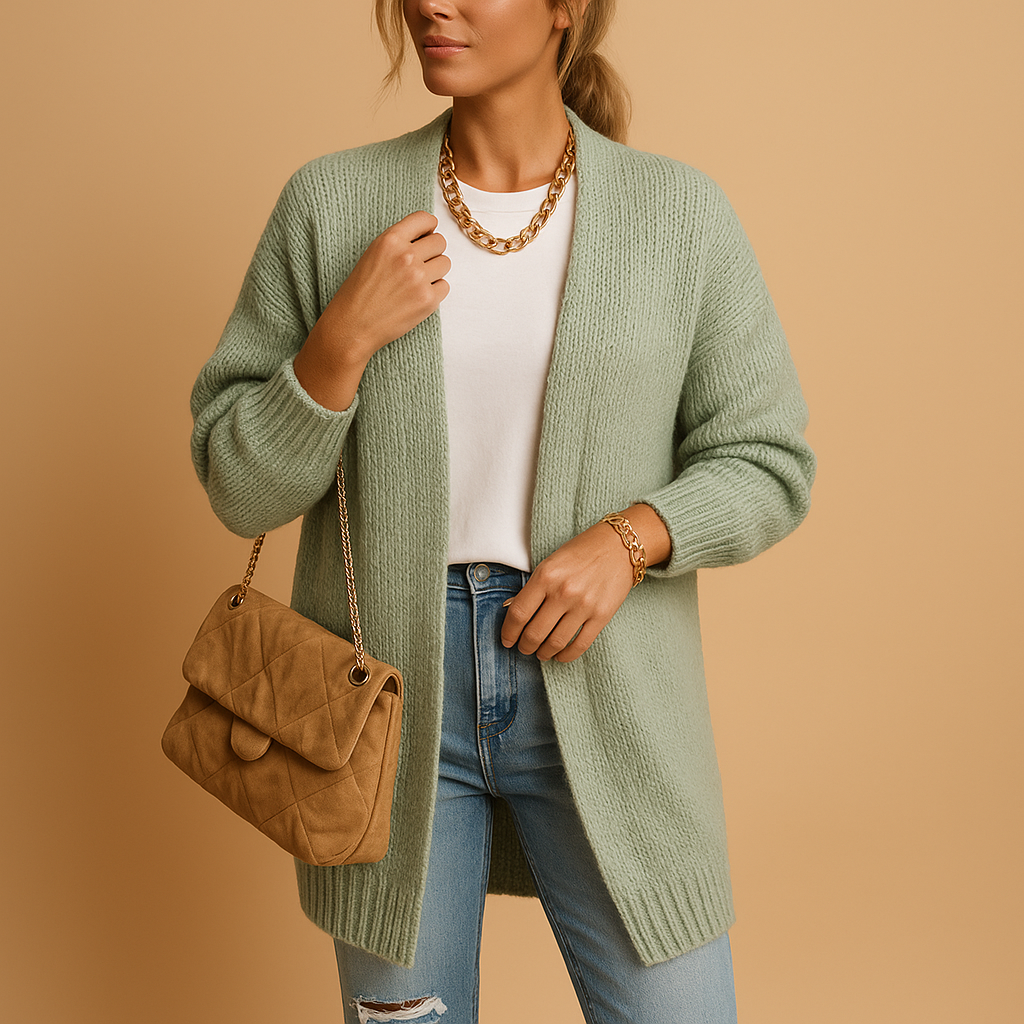 Classic knit cardigan for women | Revi