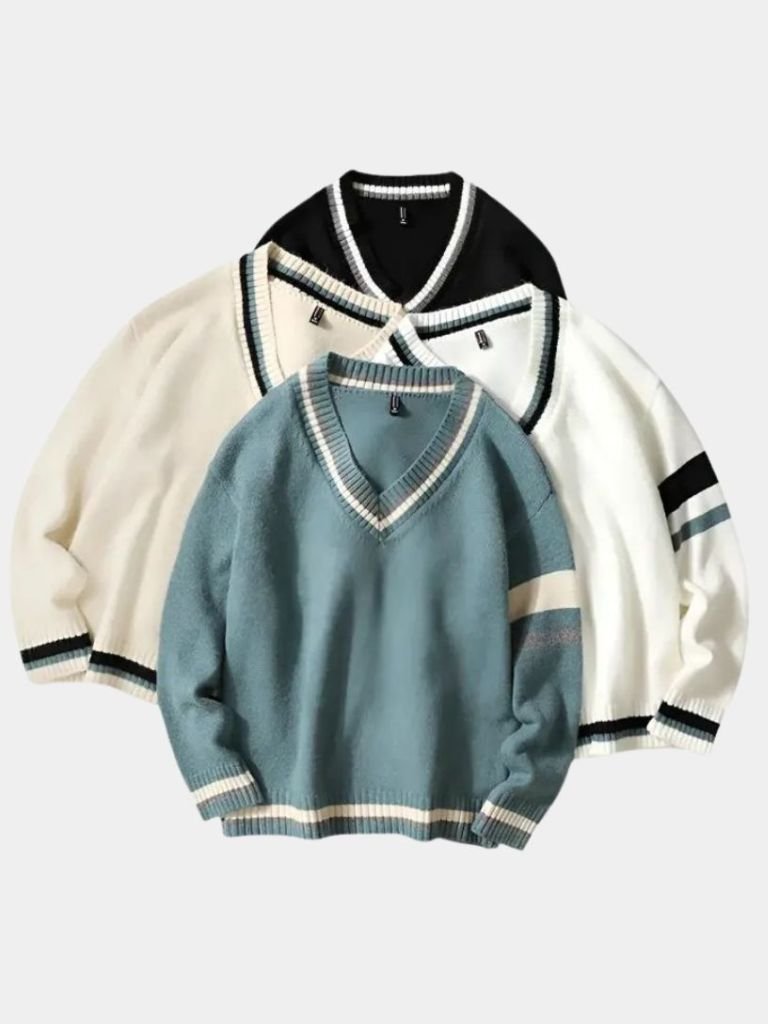 Classic V-Neck Sweater for Men
