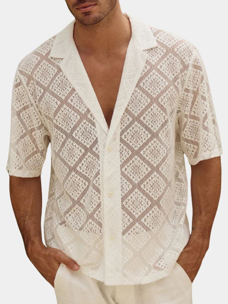 Coastal Reverie Summer Polo for Men