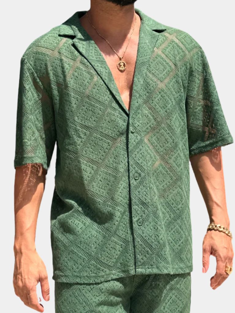 Coastal Reverie Summer Polo for Men