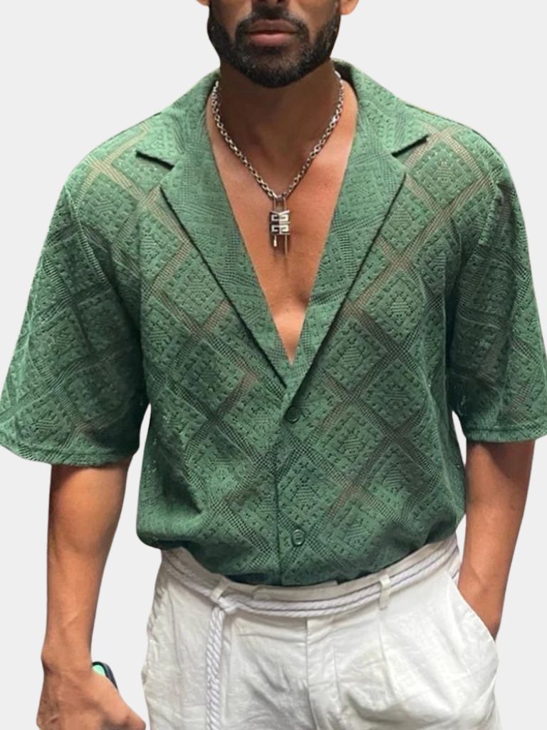 Coastal Reverie Summer Polo for Men