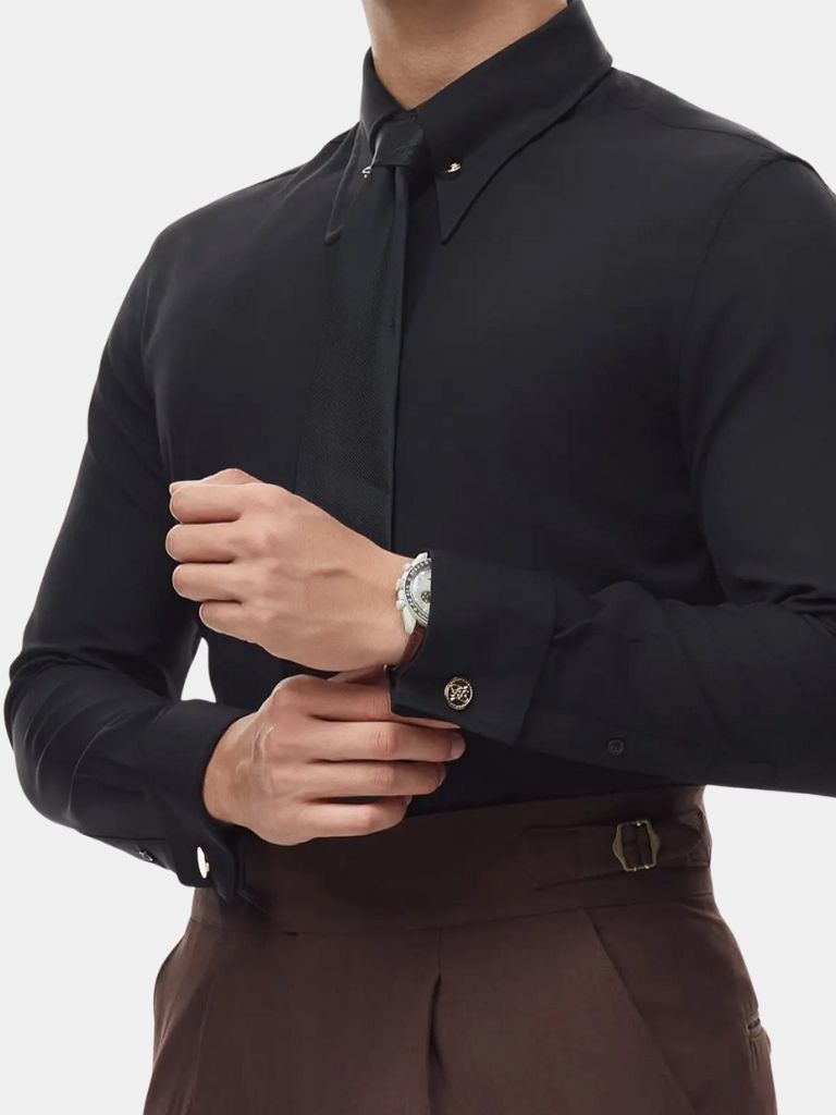 Collar Pin Formal Shirt (Cufflinks) for Men