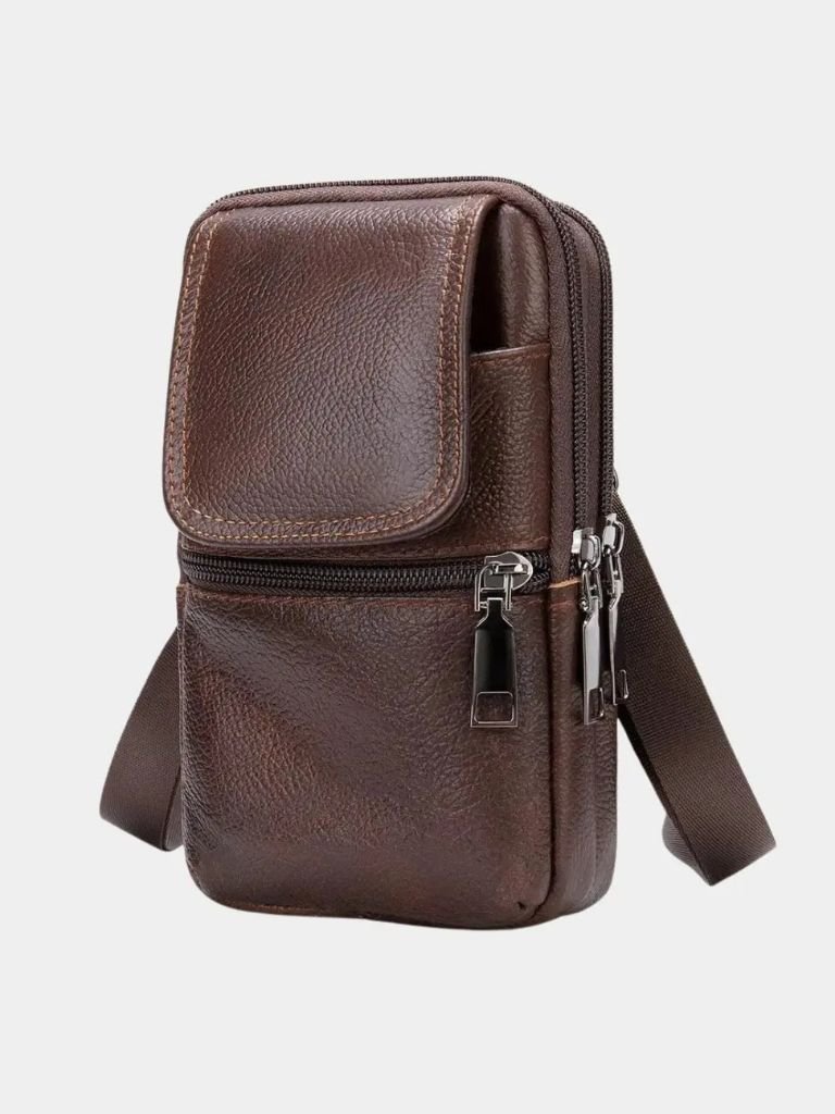 Compact Voyager Shoulder Bag for Men