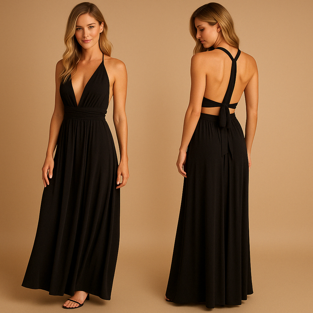 Convertible wrap dress for women | Hazel