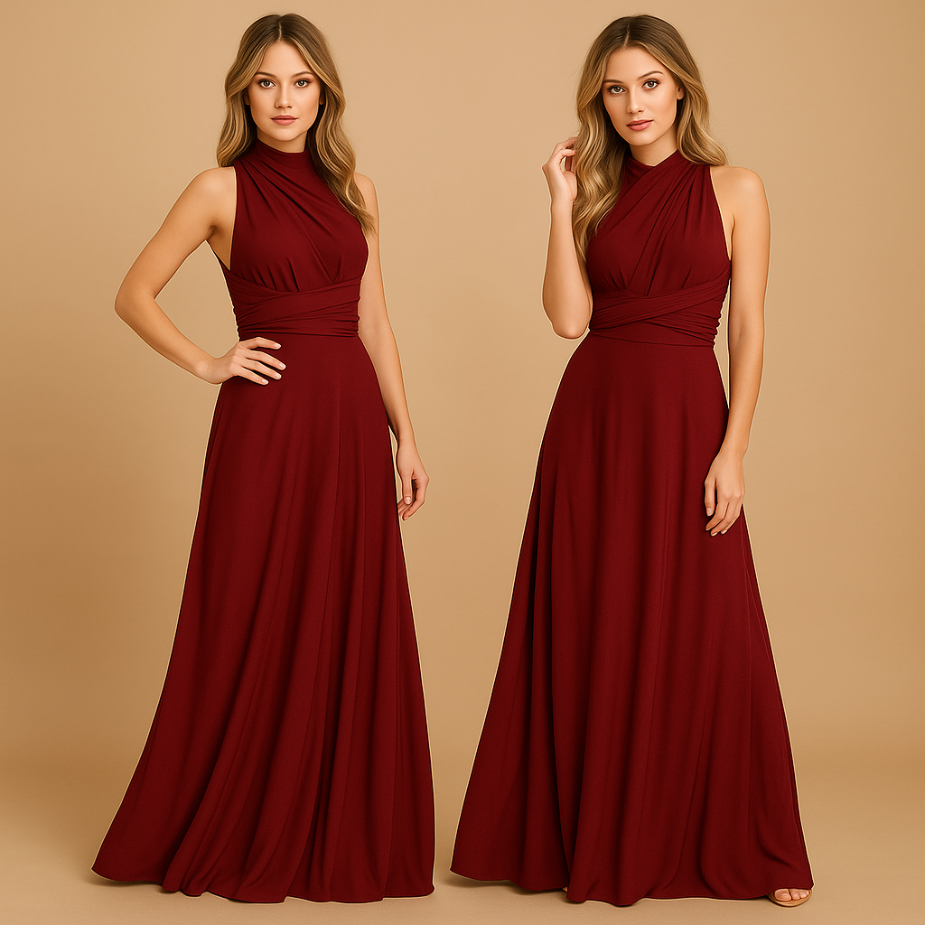 Convertible wrap dress for women | Hazel