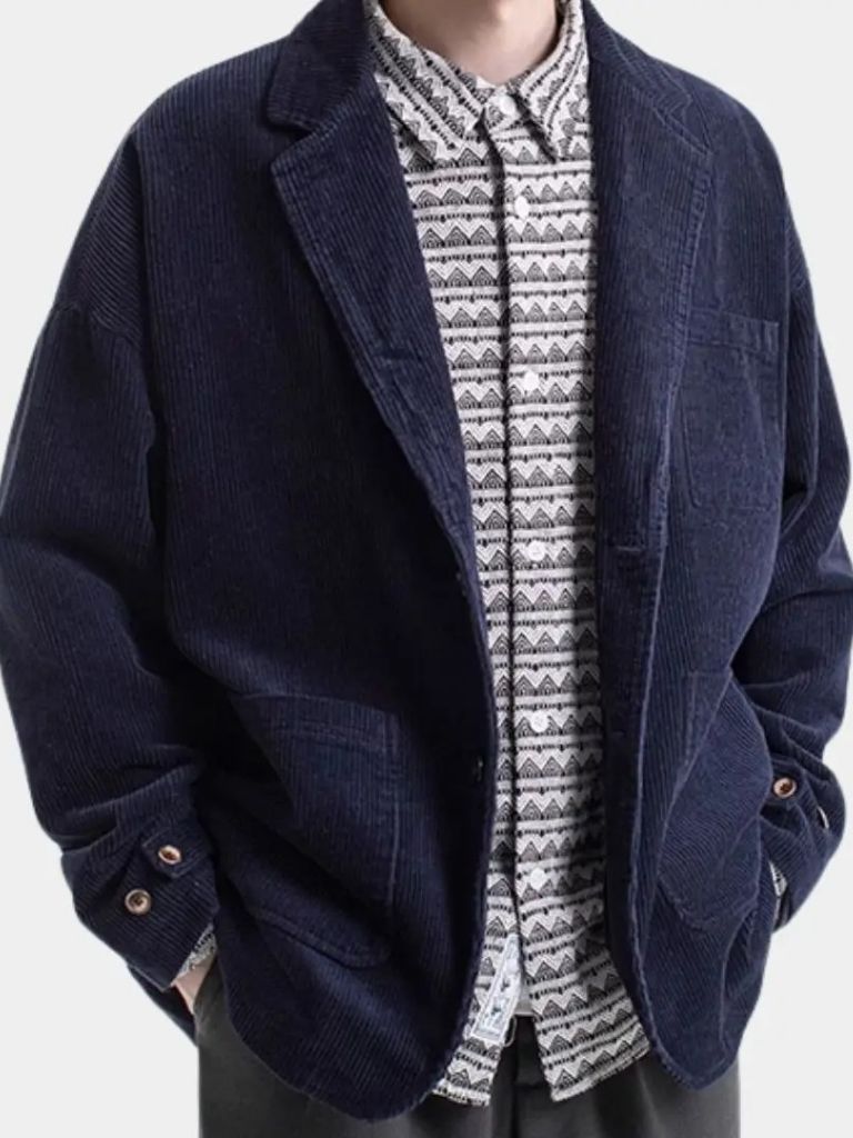 Corduroy Winter Blazer for Men