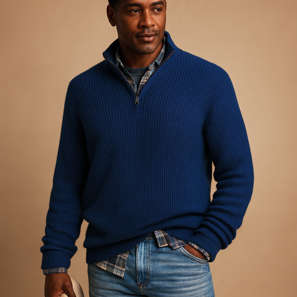 Cotton winter sweater for men | Ethan