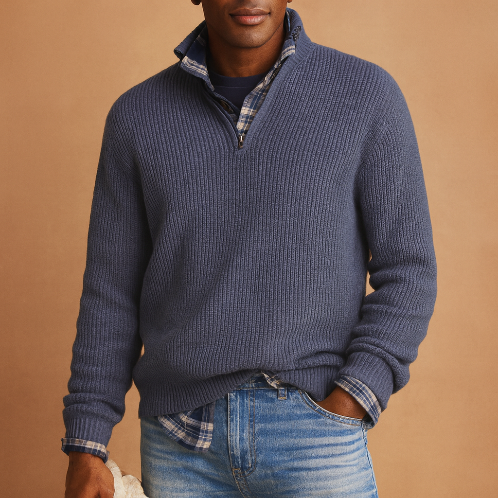 Cotton winter sweater for men | Ethan