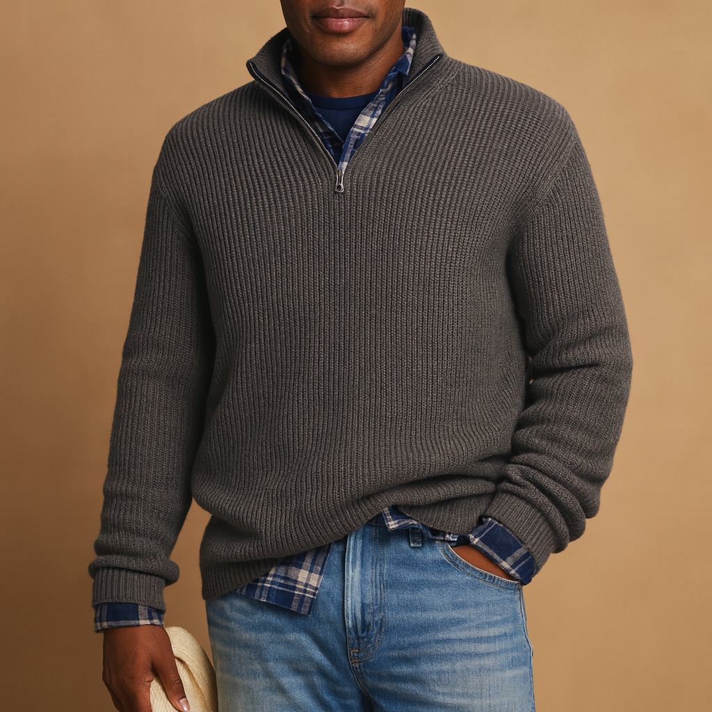 Cotton winter sweater for men | Ethan