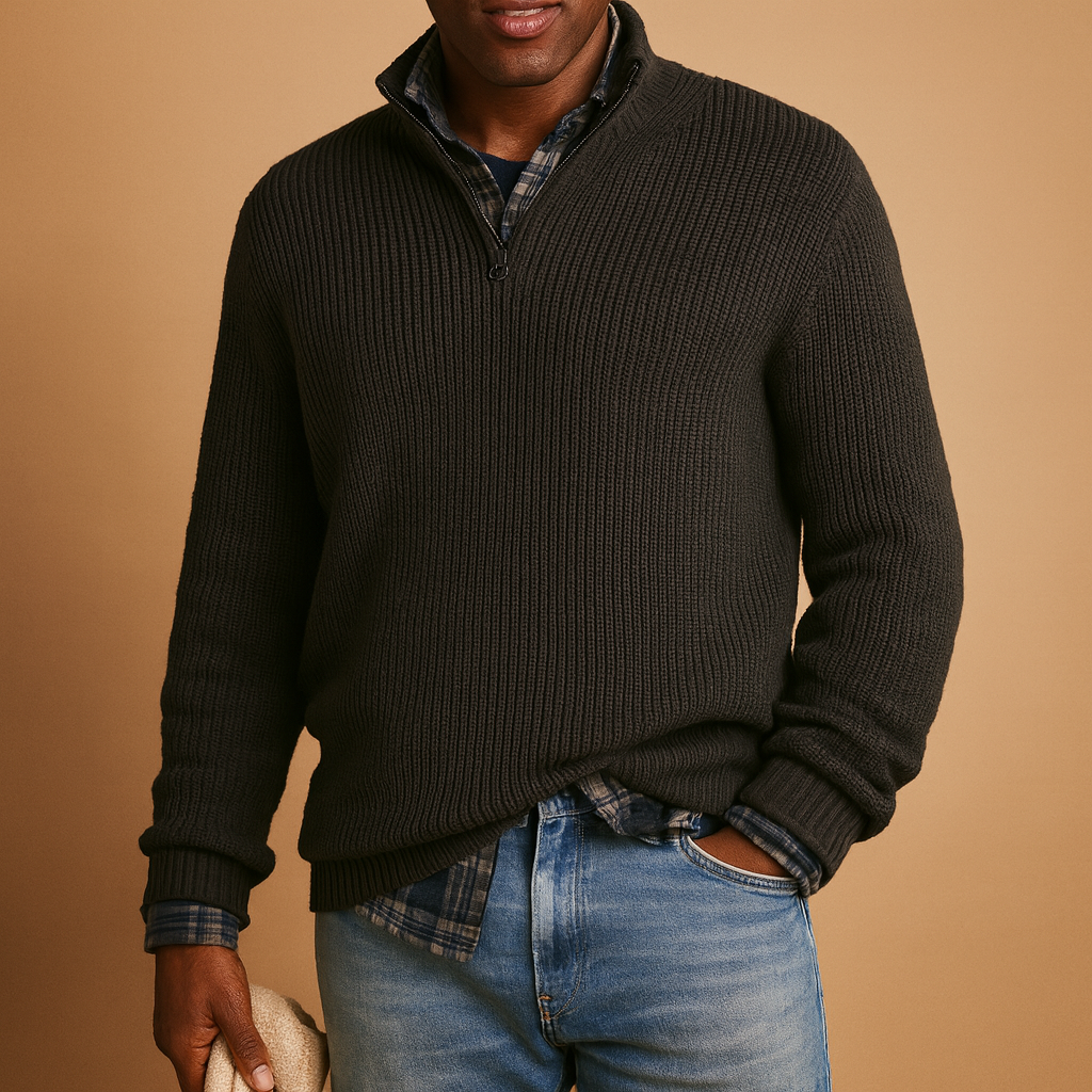 Cotton winter sweater for men | Ethan