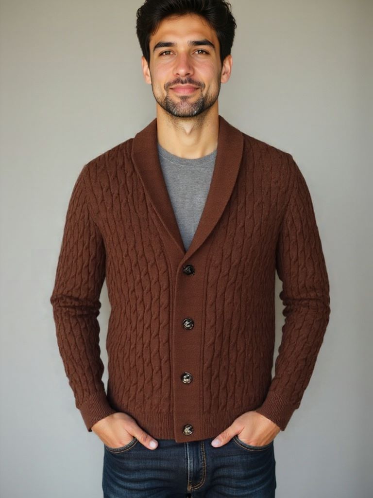 Cozy Classic Cardigan for Men