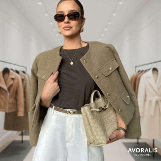 Cylia | Stylish Button Blazer