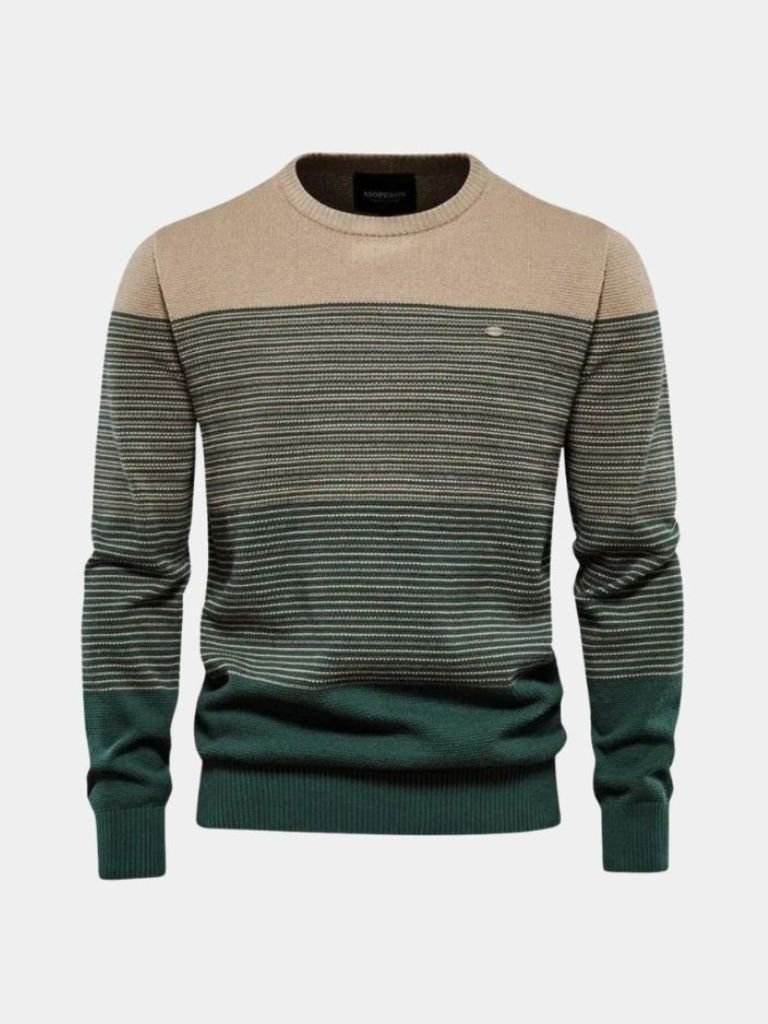 Crew Neck Knitwear Knit Pullover Sweater Jumper for Men