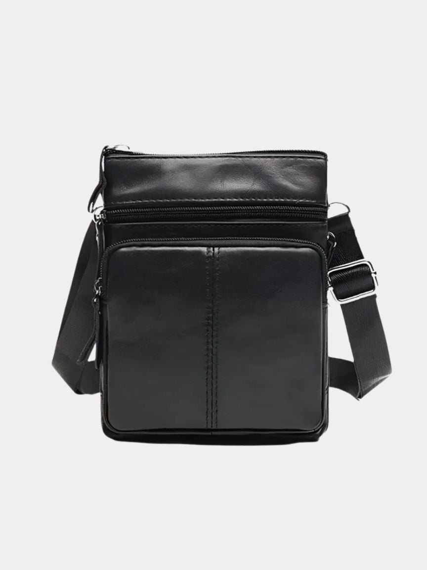 Crossbody Leather Shoulder Bag for Men