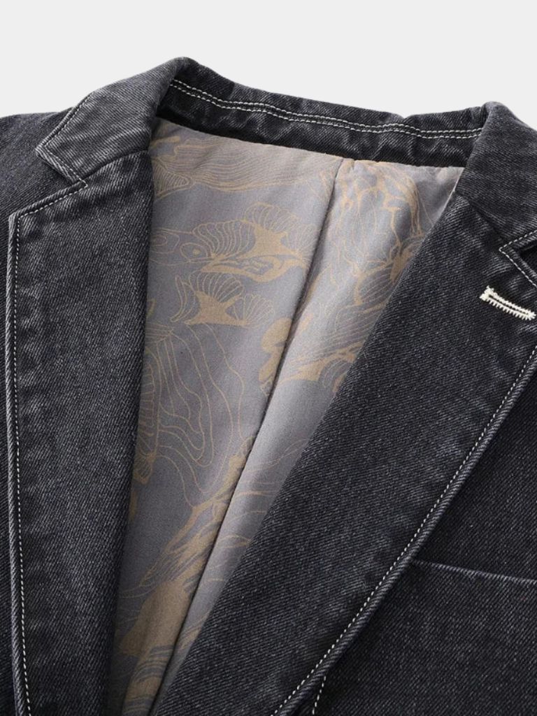 Denim Covenant Blazer Jacket for Men