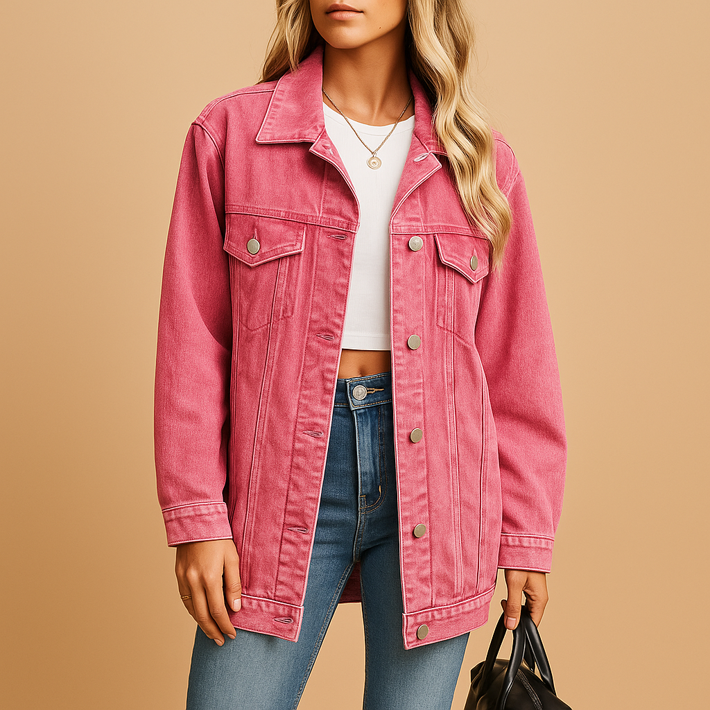 Denim winter jacket for women | Elizabeth