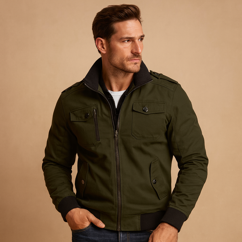 Durable bomber jacket for men | Mason