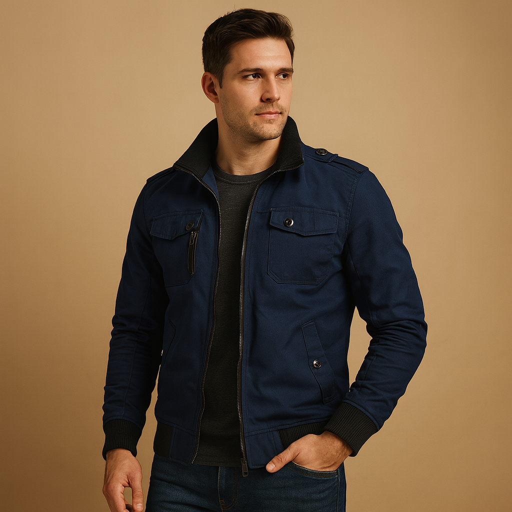 Durable bomber jacket for men | Mason