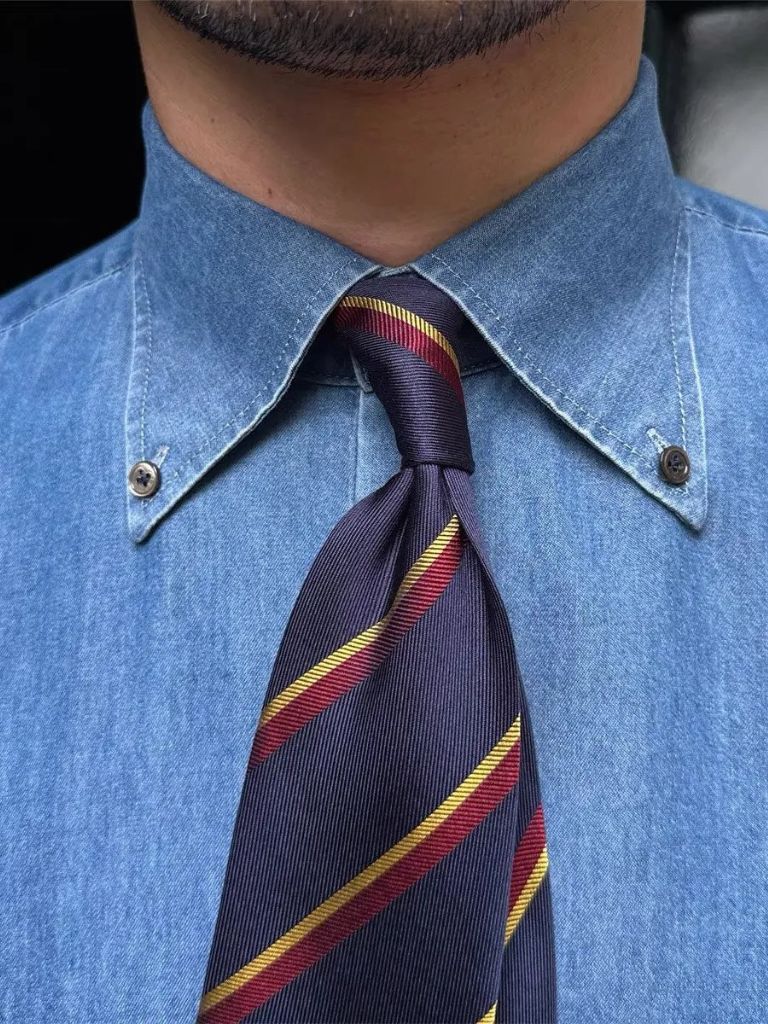 Elegant Denim Shirt for Men