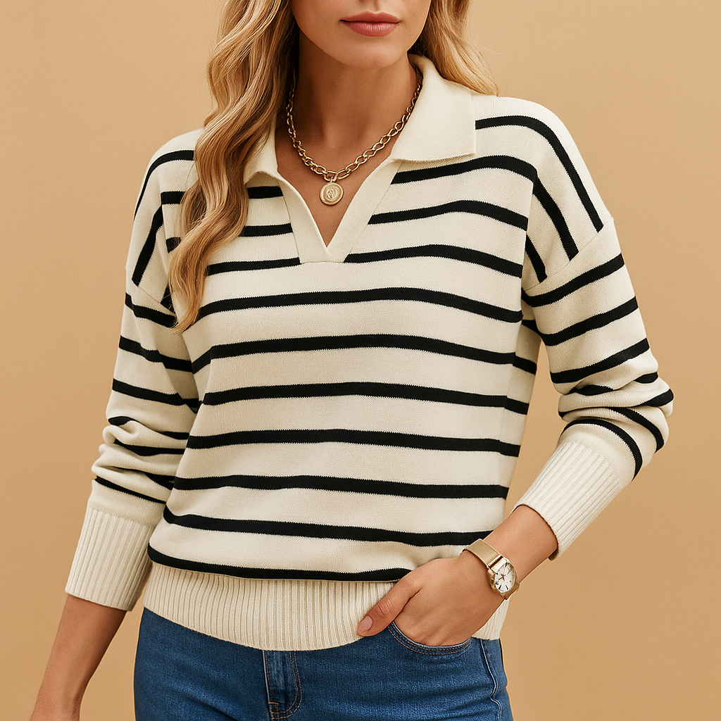 Elegant everyday sweater with flattering fit for women | Celeste