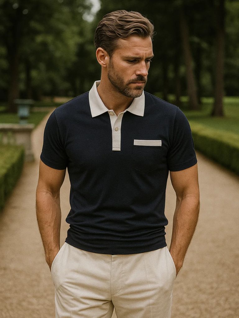 Elegant Golf Polo Shirt for Men