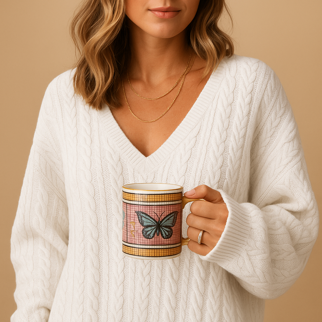 Elegant warm knit sweater for women | Aisling